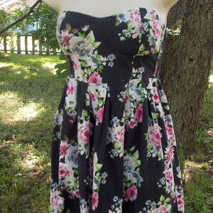Strapless Floral Sundress...by Planet Gold
